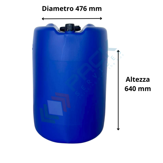 Fusto in plastica (HDPE) con tappi a vite (inclusi), cilindrico, capacità 60 Lt, ADR/ONU per liquidi, uso alimentare, colore blu, Tipologia: Fusto Tappi a Vite Cilindrico, Capacità: 60 Lt, Ideale per: Liquidi, Contatto Diretto con Alimenti: SI, Materiale: HDPE, Colore: Blu, 9 image vendita, produzione, prezzi e offerte