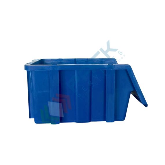 Cassa bocca di lupo in plastica (PP), sovrapponibile e componibile, capacità 5,25 Lt, Mis. 173 L x 307 P x 150 H mm, colore blu, Tipologia: Bocca di Lupo Sovrapponibile e Componibile, Capacità: 5,25 Lt, Colore: Blu, 5 image vendita, produzione, prezzi e offerte