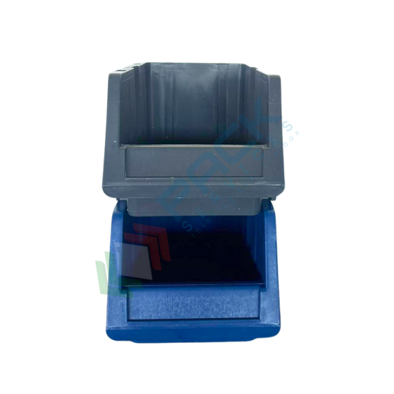 Cassa bocca di lupo in plastica (PP), sovrapponibile e componibile, capacità 5,25 Lt, Mis. 173 L x 307 P x 150 H mm, colore blu, Tipologia: Bocca di Lupo Sovrapponibile e Componibile, Capacità: 5,25 Lt, Colore: Blu, 16 image vendita, produzione, prezzi e offerte