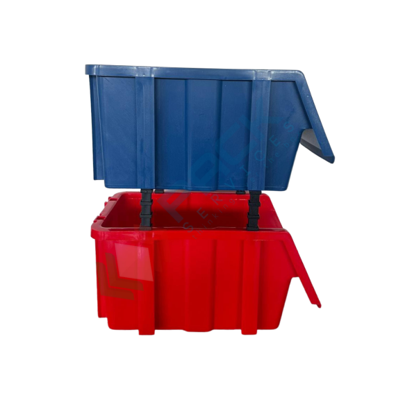 Cassa bocca di lupo in plastica (PP), sovrapponibile e componibile, capacità 5,25 Lt, Mis. 173 L x 307 P x 150 H mm, colore blu, Tipologia: Bocca di Lupo Sovrapponibile e Componibile, Capacità: 5,25 Lt, Colore: Blu, 14 image vendita, produzione, prezzi e offerte