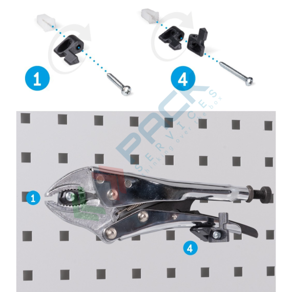 Banco da lavoro piano in acciaio con gambe fisse, Mis. 2007 L x 704 P x 887 H mm, portautensili multi accesoriato, colore antracite/grigio chiaro, Tipologia: Banco Attrezzato Completo, Gambe: Fisse, Materiale Piano: Acciaio, Larghezza (cm): 200, Versione: Completo (Modello 1), Colore: Grigio, 18 image vendita, produzione, prezzi e offerte