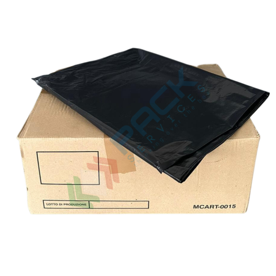 Scatola da 100 sacchetti per spazzatura, Mis. 135 x 120 cm, spess. 45 my, 240 Lt, 135 gr. ideali per bidoni raccolta differenziata, colore nero, Tipologia: Sacchetti Spazzatura, Capacità: 240 Lt, Confezionamento: Scatola - 100 Sacchetti, Misura: 135 x 120 cm, Colore: Nero vendita, produzione, prezzi e offerte