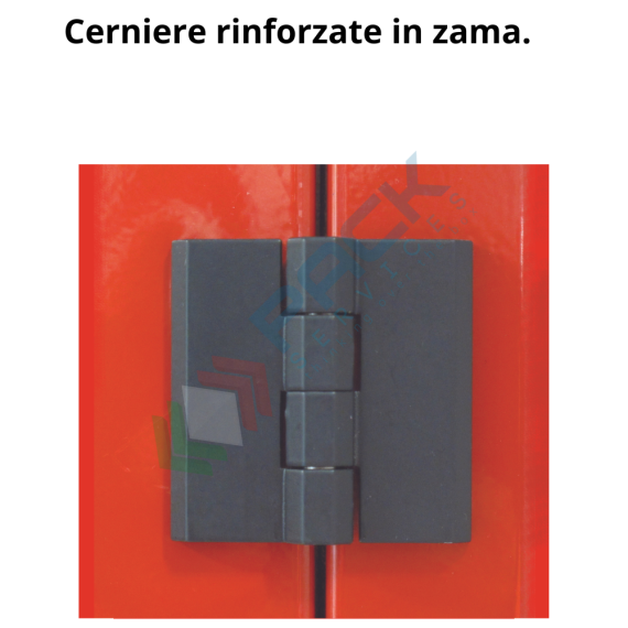 Armadio di sicurezza per deposito DPI, Mis. 1075 L x 500 P x 1850 H mm, 2 ante con vetro frangibile, 3 ripiani, colore rosso RAL 3000, Tipologia: Armadio Porta DPI, Versione: Senza Appendiabiti, Larghezza (cm): 107,5, Profondità (cm): 50, Altezza (cm): 185, Ante: 2 con Vetro Frangibile, Colore: Rosso, Versione Ripiani: Verniciati, 9 image vendita, produzione, prezzi e offerte