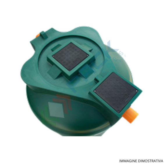 Degrassatore statico corpo lisico, A.E. 175, coperti 800, scarico domestico, Mis. Ø 1725 x 2400 H mm, per il pre-trattamento acque non provenienti da wc, Utilizzo: Trattamento Primario, Tipologia: Degrassatore, Volume (Lt): 5500, Versione: Corpo Liscio, 6 image vendita, produzione, prezzi e offerte