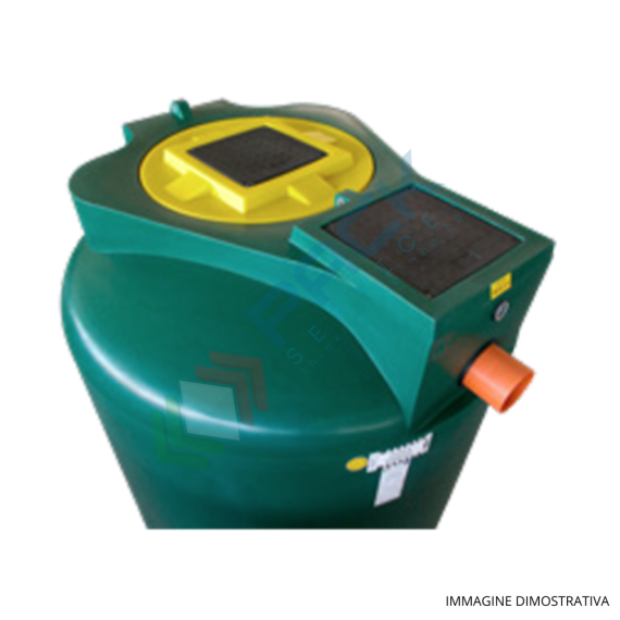 Filtro percolatore anaerobico, A.E. 25, capacità 3500 Lt, Mis. Ø 1400 x 2300 H mm, per il trattamento secondario dei reflui domestici, Utilizzo: Trattamento Secondario, Tipologia: Filtro Percolatore, Volume (Lt): 3500, Versione: Anaerobico, 4 image vendita, produzione, prezzi e offerte