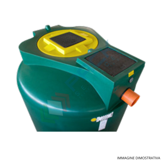 Fossa imhoff biologica, corpo liscio, A.E. 15, capacità 2200 Lt, Mis. Ø 1200 x 2050 H mm, per il trattamento primario dei reflui domestici, Utilizzo: Trattamento Primario, Tipologia: Fossa Imhoff, Volume (Lt): 2200, Versione: Corpo Liscio, 6 image vendita, produzione, prezzi e offerte
