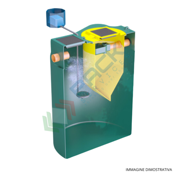 Impianto a fanghi attivi, A.E. 65, Mis. Ø 2500 x 2500 H mm, corpo liscio, capacità 12000 Lt, Utilizzo: Trattamento Secondario, Tipologia: Impianto Fanghi attivi, Volume (Lt): 12000, Versione: Corpo Liscio, 7 image vendita, produzione, prezzi e offerte