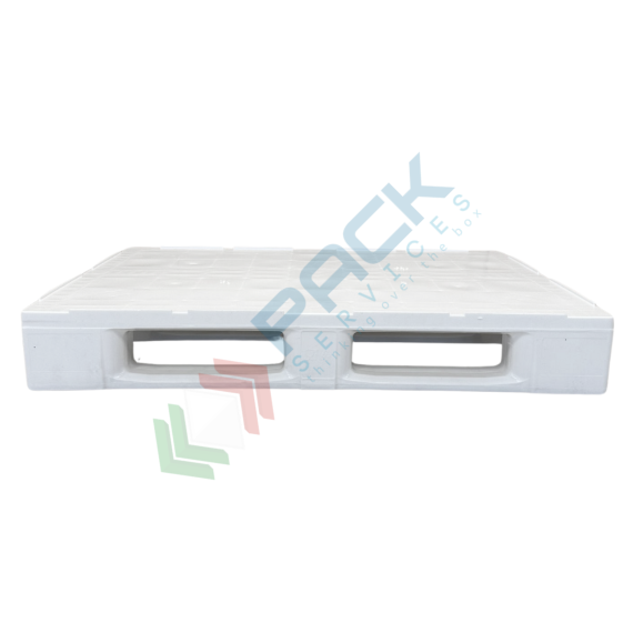 Pallet in plastica (HDPE) igienico, Mis. 800 L x 1200 P x 165 H mm, con 3 traverse, piano chiuso, portata statica 5000 Kg, portata dinamica 1500 Kg, Tipologia: Pallet Igienici, Mis. Base (cm): 80 x 120, Piano Superiore: Chiuso, Base d’Appoggio: 3 Traverse, Portata Statica (Kg): 5000, Portata Dinamica (Kg): 1500, Portata su Scaffale (Kg): 500, Altezza (cm): 16,5, 8 image vendita, produzione, prezzi e offerte