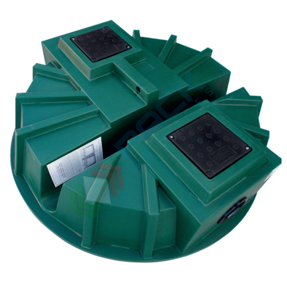 Degrassatore statico corpo nervato, A.E. 65, coperti 250, scarico domestico, Mis. Ø 1250 x 1950 H mm, per il pre-trattamento acque non provenienti da wc, Utilizzo: Trattamento Primario, Tipologia: Degrassatore, Volume (Lt): 1900, Versione: Corpo Nervato, 6 image vendita, produzione, prezzi e offerte