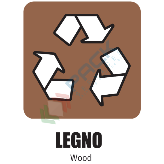 Adesivo per la raccolta di LEGNO, Tipologia: Adesivo Raccolta Differenziata, Ideale per: Legno vendita, produzione, prezzi e offerte