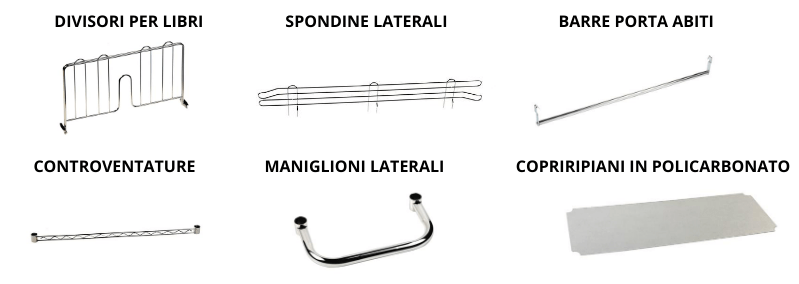 Accessori-Vari-Scaffali-Metallici Accessori Vari Scaffali Metallici